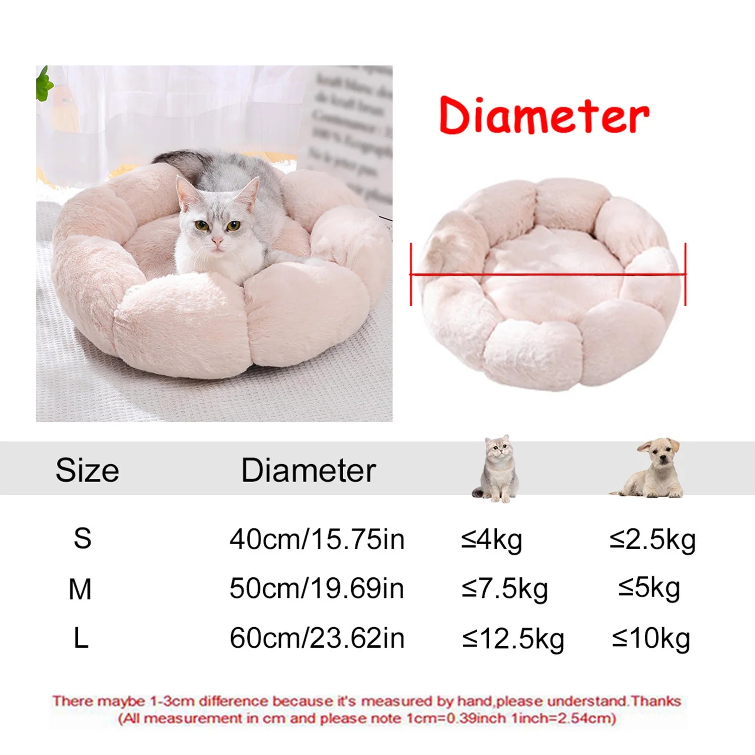 Calming Donut Pet Bed — Dogs & Cats