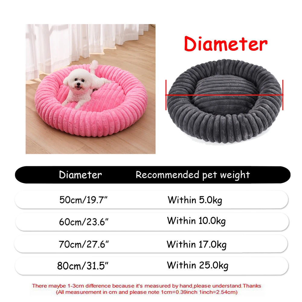 Calming Donut Pet Bed — Dogs & Cats