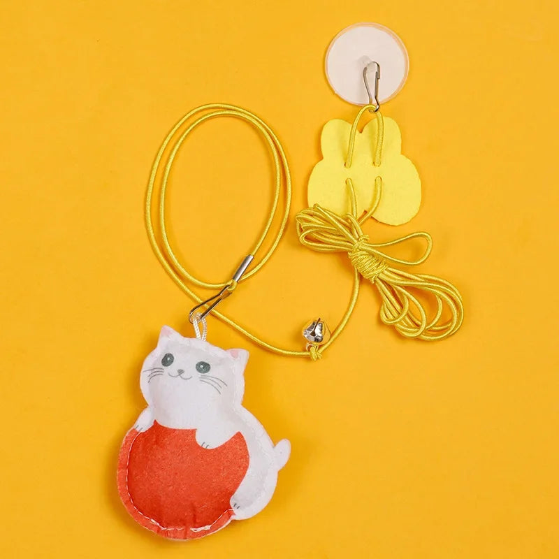 Self-Play Hanging Cat Teaser Wand Toy
