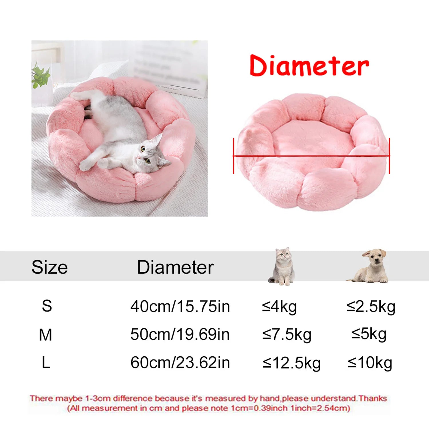 Calming Donut Pet Bed — Dogs & Cats