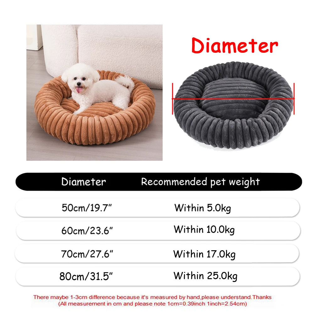 Calming Donut Pet Bed — Dogs & Cats