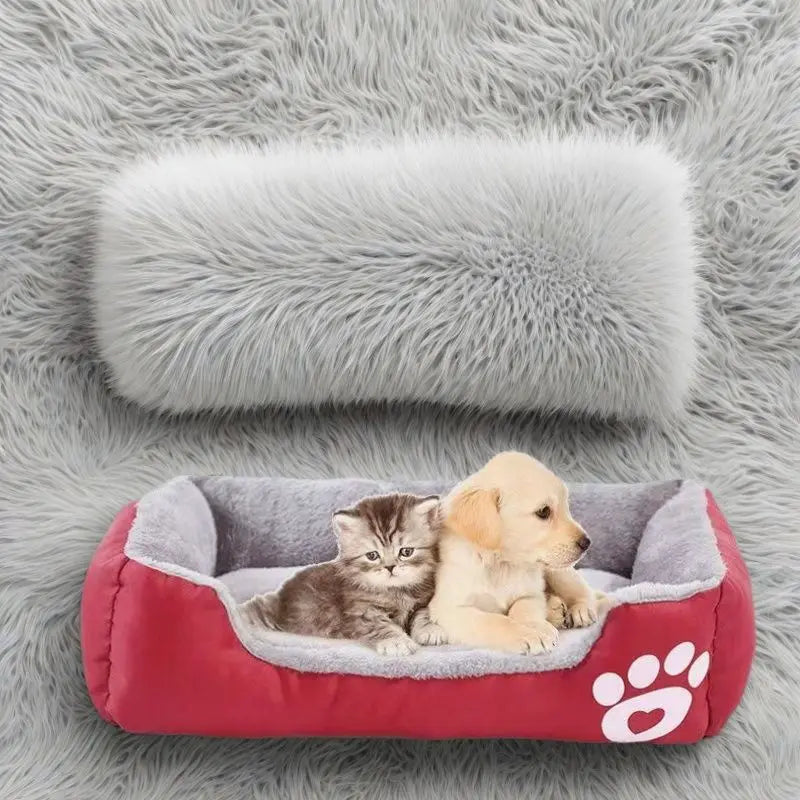 Plush Deep-Sleep Pet Bed — Dogs & Cats