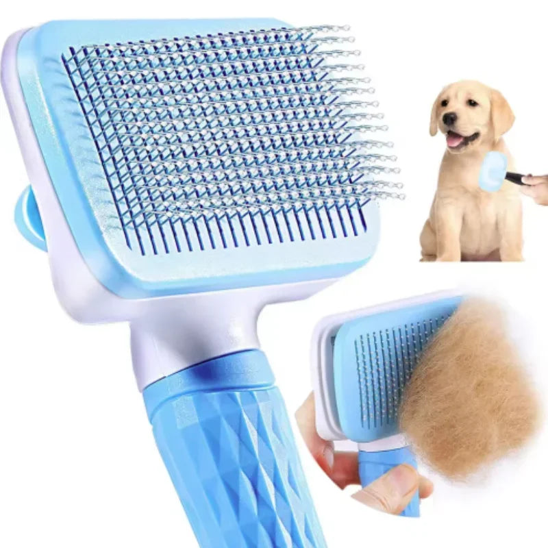 Long Hair De-Shedding Brush for Dogs & Cats