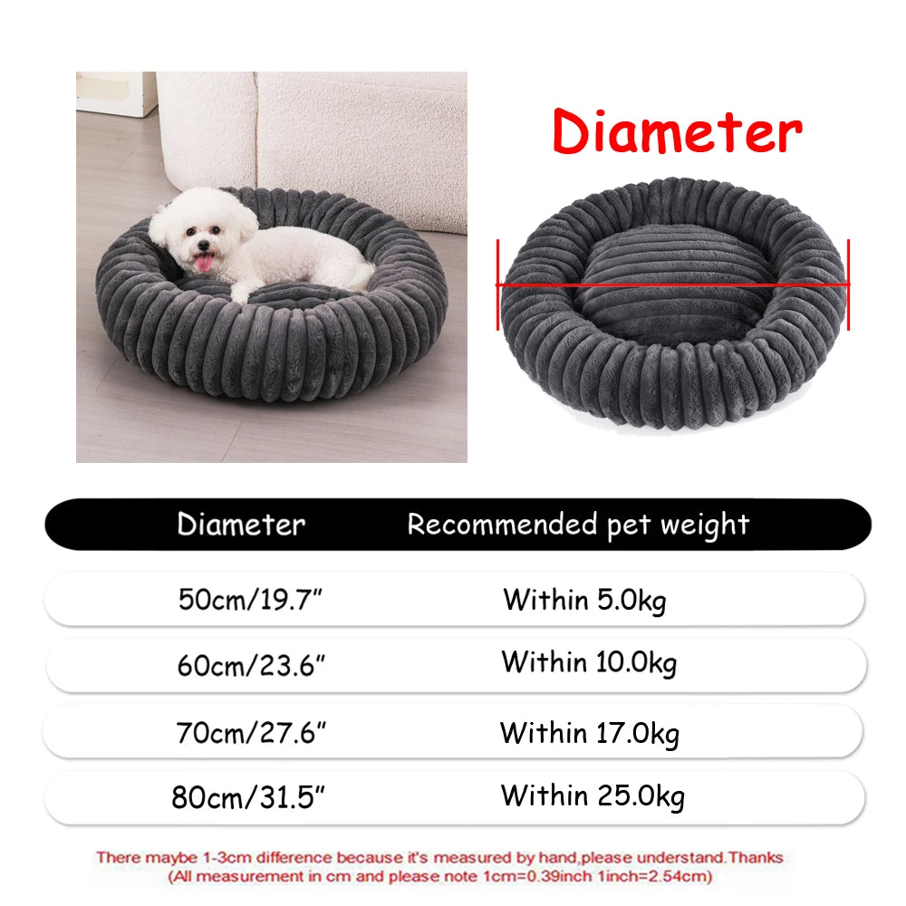 Calming Donut Pet Bed — Dogs & Cats