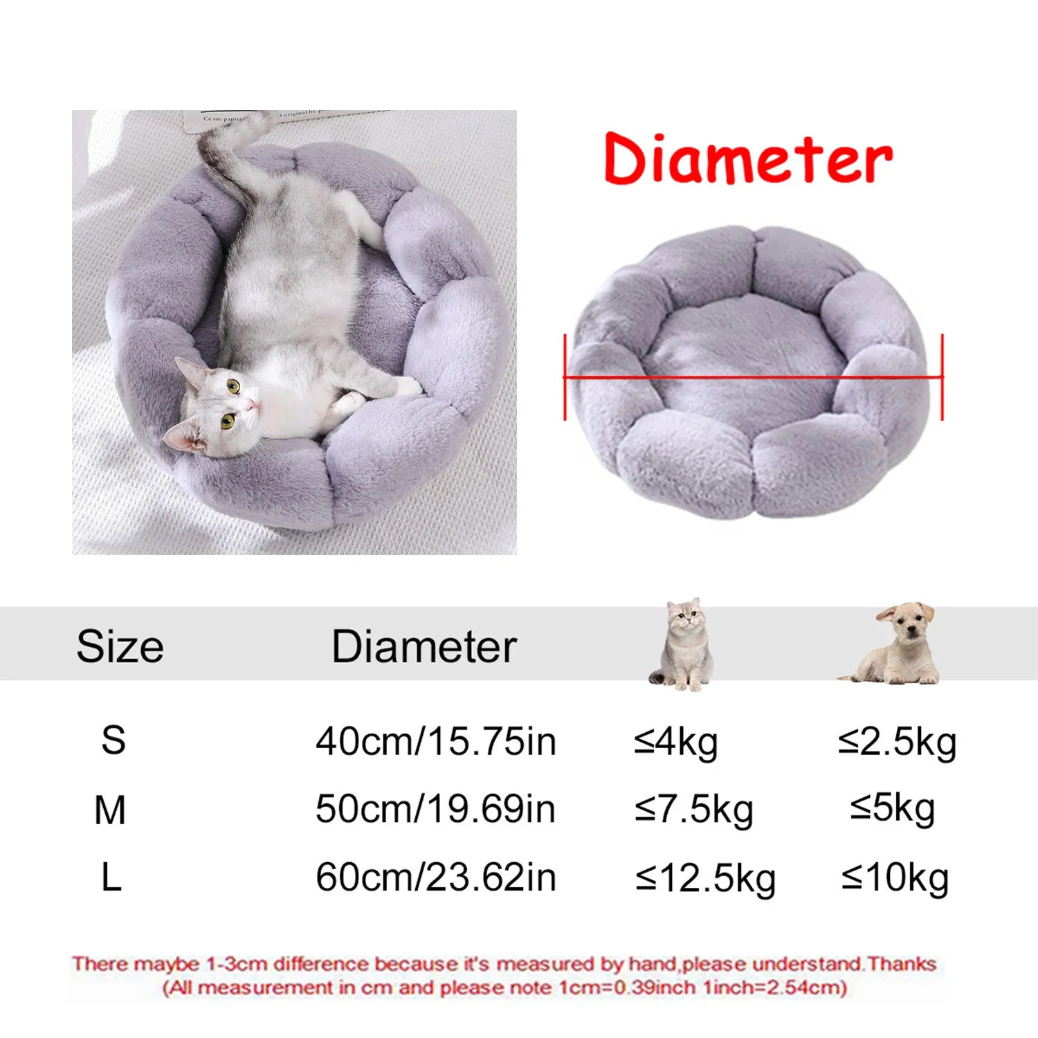 Calming Donut Pet Bed — Dogs & Cats