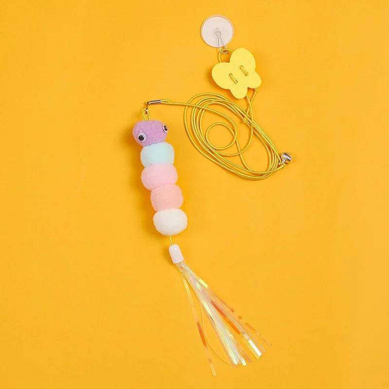 Self-Play Hanging Cat Teaser Wand Toy