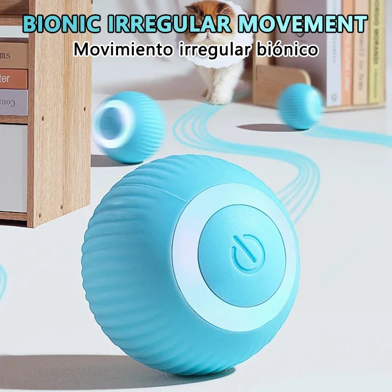 Electronic Auto-Rolling Cat Ball Toy
