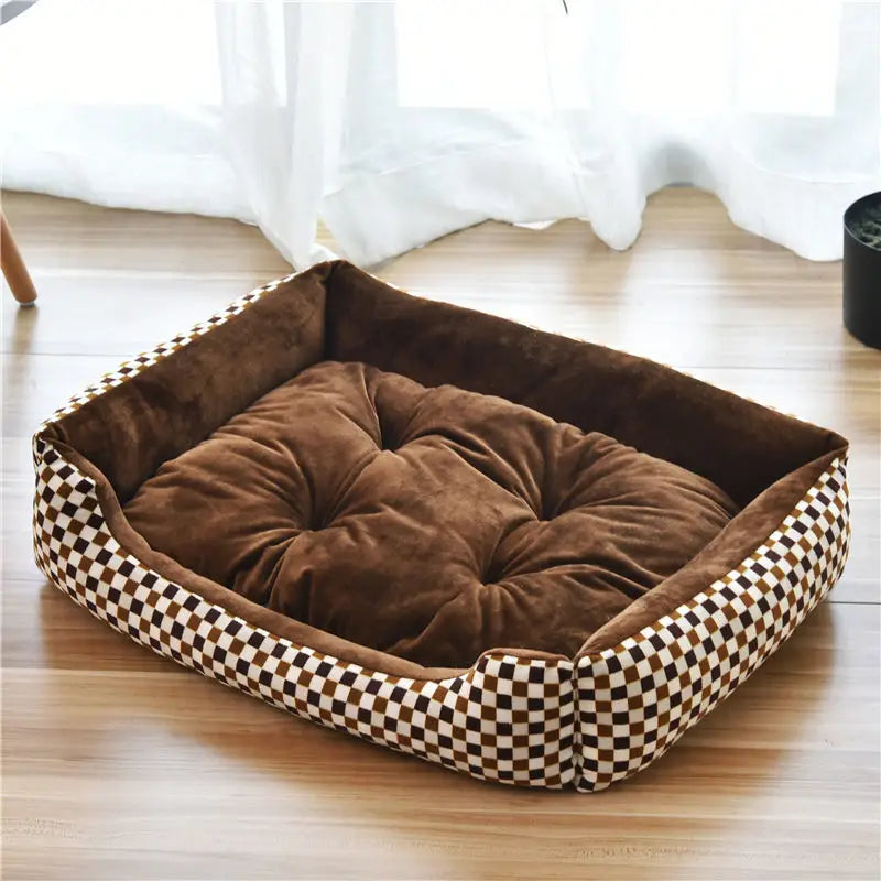 Plush Deep-Sleep Pet Bed — Dogs & Cats